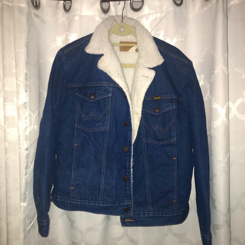 Authentic Wrangler Sherpa jacket - vintage